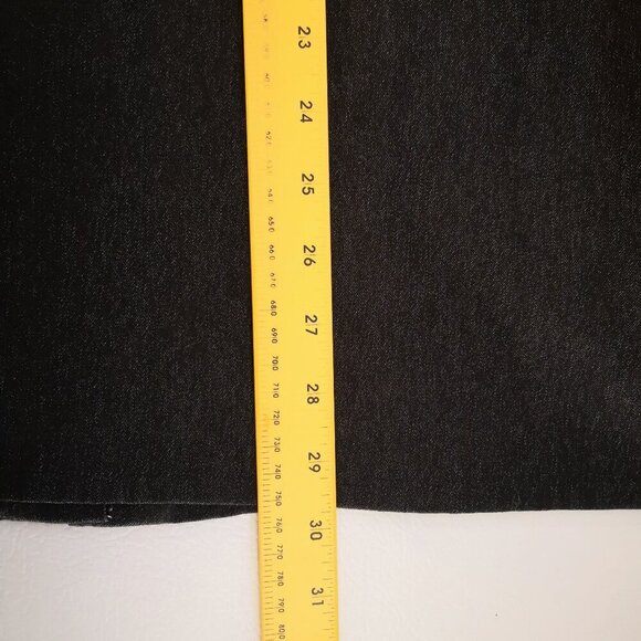 TanJay Ladies Button Front  Size Large Loose Fit Black Jean Shirt/Jacket - Picture 12 of 12